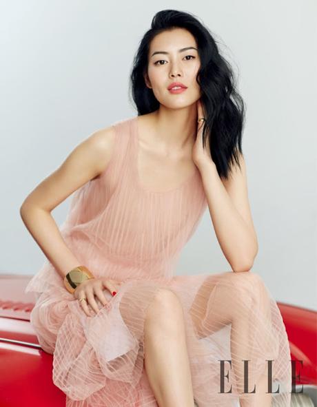 Liu Wen se pone coqueta con Choi Siwon para una romántica portada para ELLE China