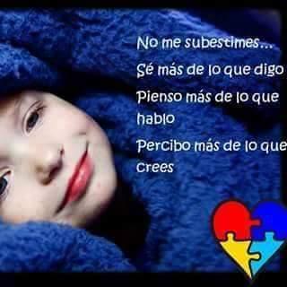 LAS NUEVE COSAS QUE LOS PADRES DE NIÑOS CON AUTISMO QUIEREN QUE SEPAS.