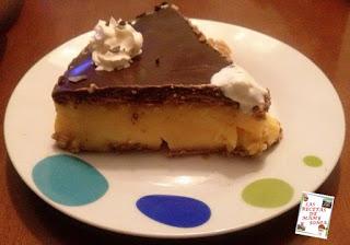 TARTA DE GALLETAS Y FLAN CUBIERTA DE CHOCOLATE CON THERMOMIX