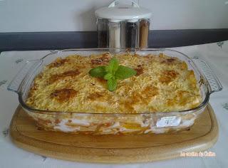 Macarrones gratinados de catina