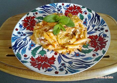 Macarrones gratinados de catina