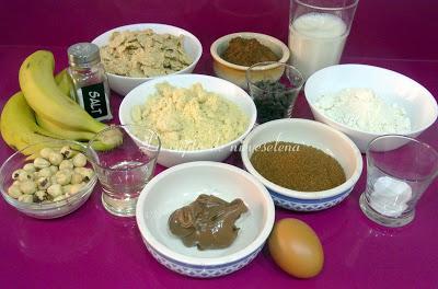 Chocolate Peanut Butter Banana Bread para Bea plan B