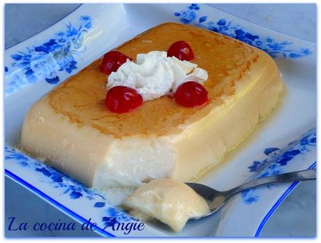 FLAN DE QUESITOS Y CUAJADA (SIN HORNO)