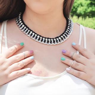 Outfit Of The Day ~ Maxi Skirt White & Blue ~ Falda larga