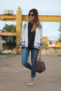 Embroidered Zara jacket