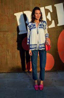 Embroidered Zara jacket