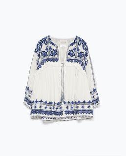 Embroidered Zara jacket