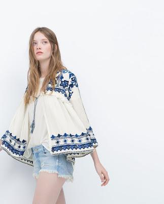 Embroidered Zara jacket