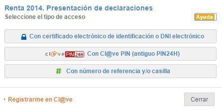 Identificarte en la Agencia Tributaria