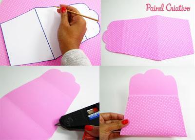 Como hacer una invitación en forma de cartera. [DIY]