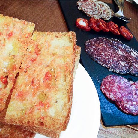 embutido y pan con tomate Sagardi Recinte Modernista Hospital Sant Pau Bacoyboca