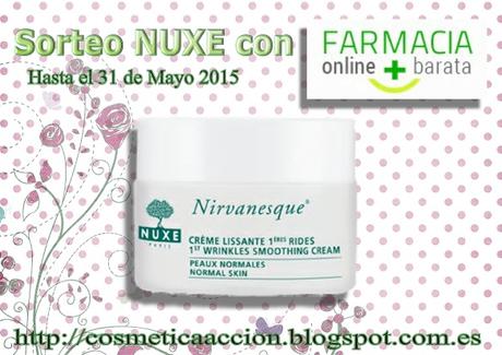 La Ganadora del Sorteo de la crema “Nirvanesque” de NUXE con FARMACIA ONLINE BARATA