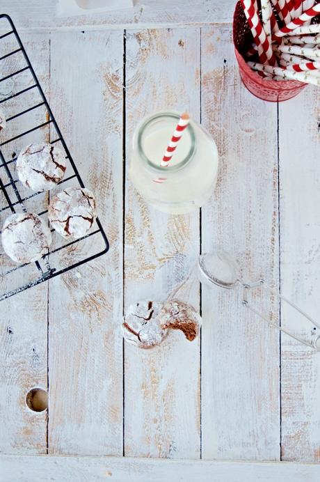 Chocolate crinkle cookies para Bea