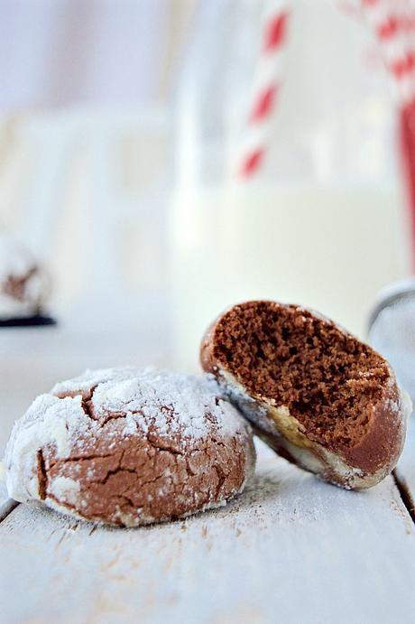 Chocolate crinkle cookies para Bea