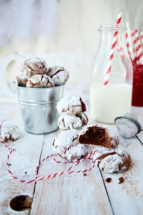 Chocolate crinkle cookies para Bea