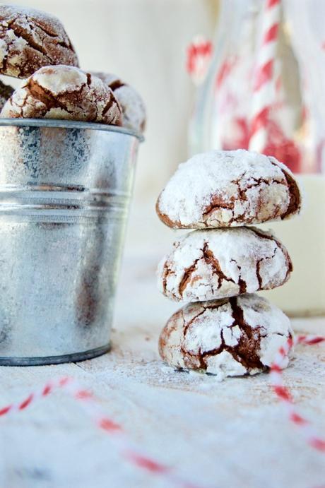 Chocolate crinkle cookies para Bea