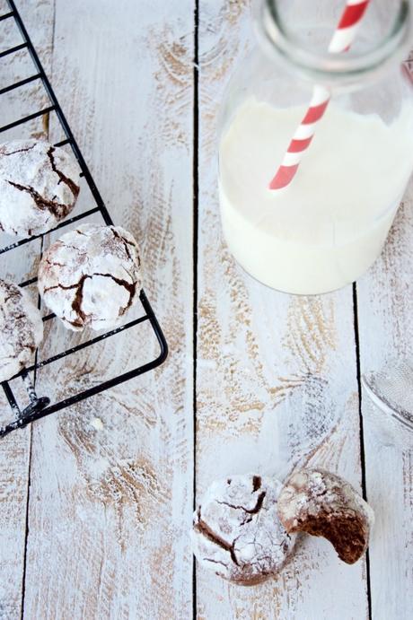 Chocolate crinkle cookies para Bea