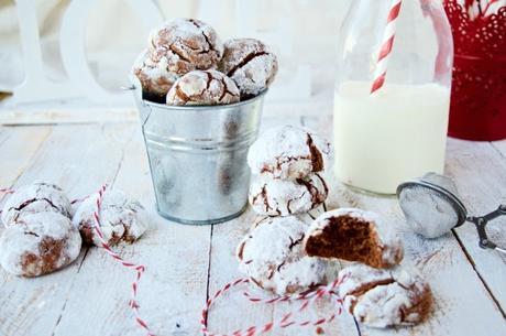 Chocolate crinkle cookies para Bea