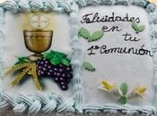 Tarta forma libro para Primera Comunión