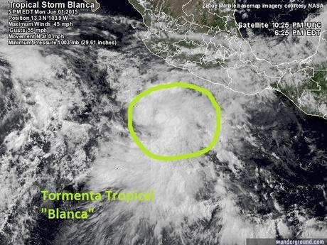 La tormenta tropical 