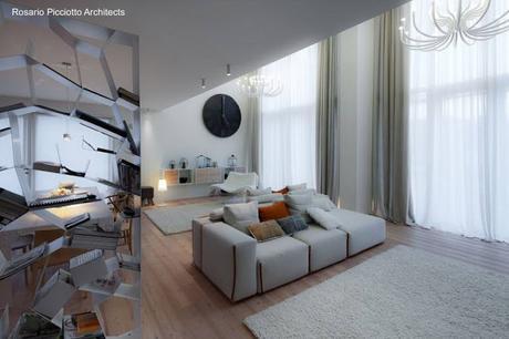 Casa ecológica sustentable europea de moderno diseño.