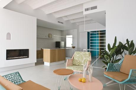 Diseño y estética en el interiorismo de este apartamento en Barcelona