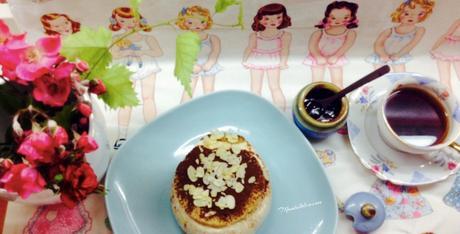 Tarta de queso con sabor a donuts