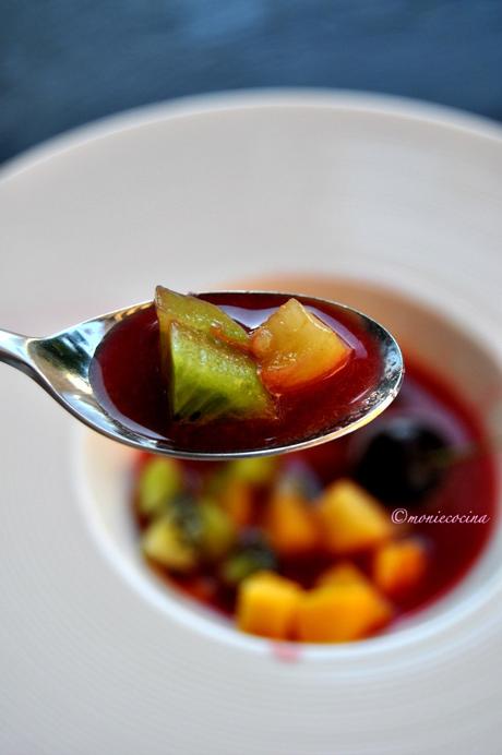 SOPA DE CEREZAS DEL JERTE CON FRUTAS - #díadeCEREZADELJERTE