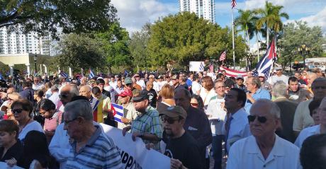 EXILIO CUBANO SE MANIFESTARÁ CONTRA POLÍTICA OBAMA HACIA CUBA