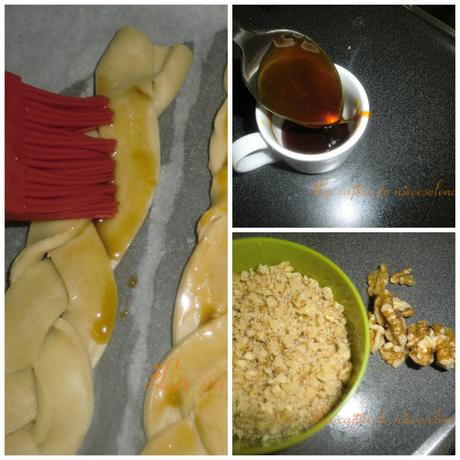 Trenzas de hojaldre tiempo de cerezas