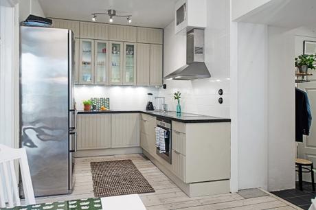 recursos decoración papel de pared interiores espacios pequeños estilo y diseño nórdico escandinavo estilo femenino Diseño de interiores decoracion dormitorios Decoración de interiores Contraste de estampados blog decoración nórdica 