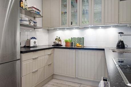 recursos decoración papel de pared interiores espacios pequeños estilo y diseño nórdico escandinavo estilo femenino Diseño de interiores decoracion dormitorios Decoración de interiores Contraste de estampados blog decoración nórdica 