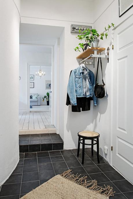 recursos decoración papel de pared interiores espacios pequeños estilo y diseño nórdico escandinavo estilo femenino Diseño de interiores decoracion dormitorios Decoración de interiores Contraste de estampados blog decoración nórdica 