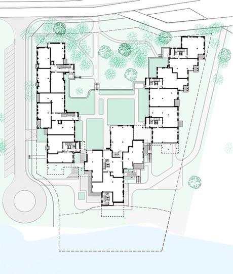 Complejo Residencial Ciekurkrasti diseñado por AB3D