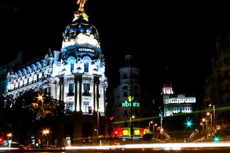 Poniéndose guapo en Madrid