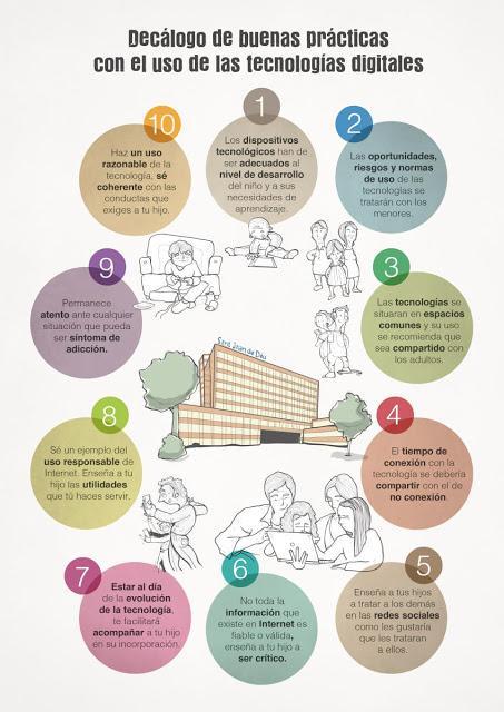 Guía para educar saludablemente en una sociedad digital e #Infografía