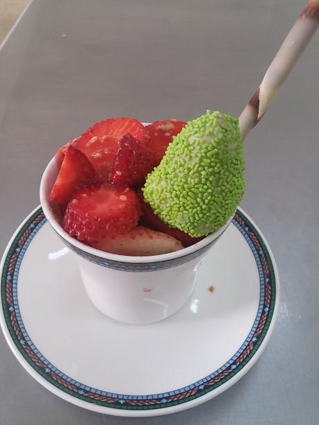 MUG CAKE DE TARTA DE QUESO