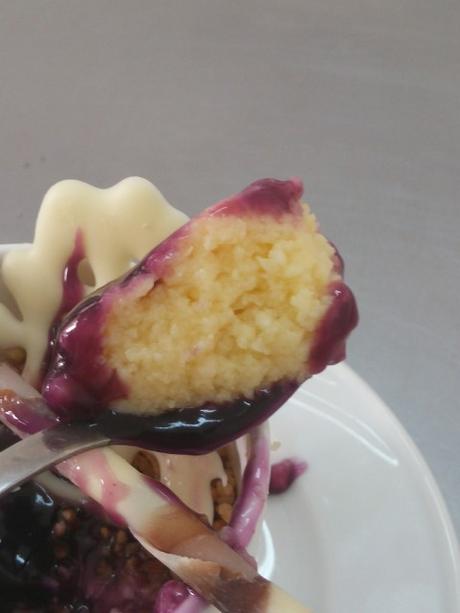 MUG CAKE DE TARTA DE QUESO