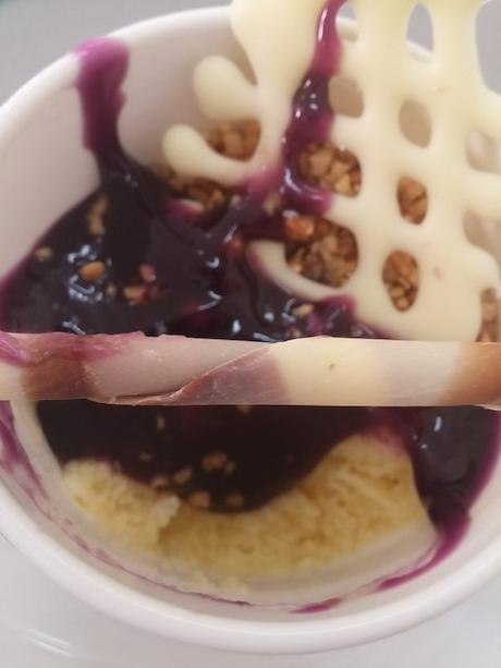 MUG CAKE DE TARTA DE QUESO