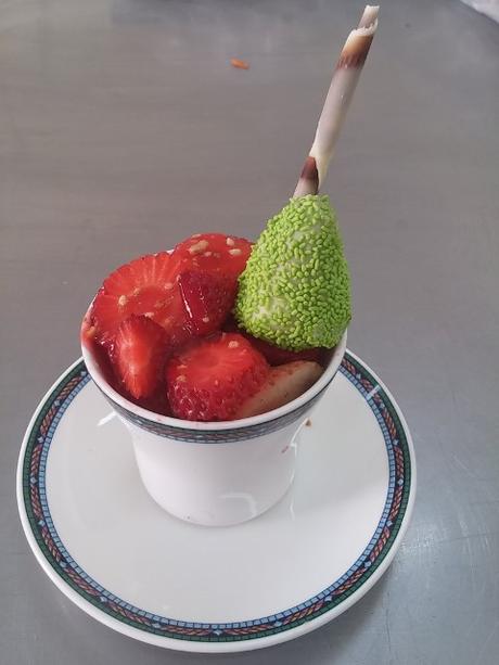 MUG CAKE DE TARTA DE QUESO