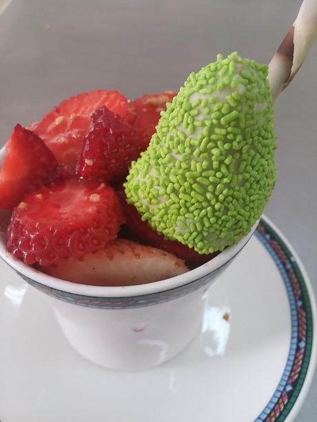 MUG CAKE DE TARTA DE QUESO