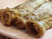 Panqueques rellenos manjar (dulce leche)