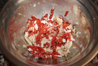 receta de ensalada de pimientos paso 2