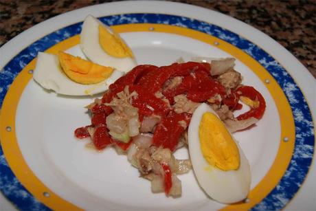 receta de ensalada de pimientos