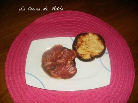 Bocatas con pan de ajo