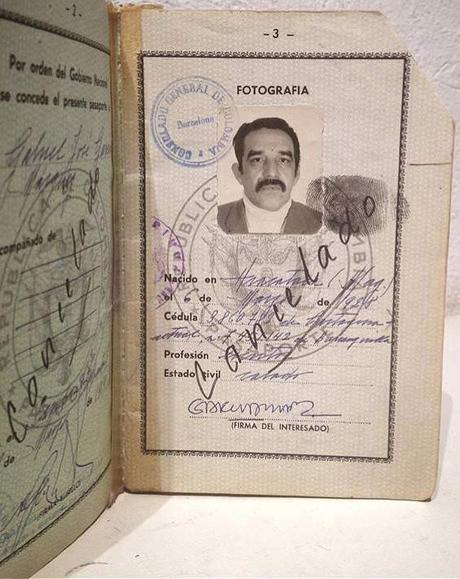 Pasaporte de Gabriel García Márquez