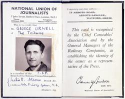 Carnet de prensa de George Orwell