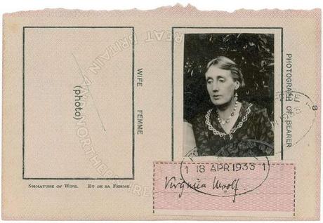 Pasaporte de Virginia Woolf expedido en 1933