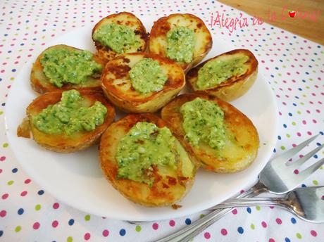 Receta de patatas al pesto