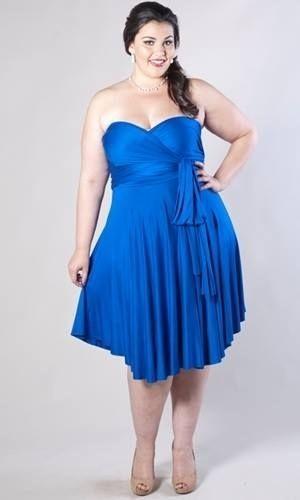 Vestidos azules para gorditas - Paperblog
